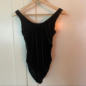 VTG 90’s Velvet Bodysuit Ballet Leotard Capezio